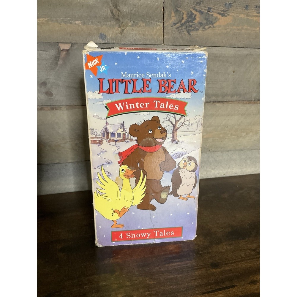 Little Bear Winter Tales 4 Snowy Stories VHS 1997 Nick Jr.